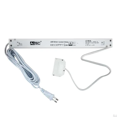 Controlador SLIM de 6 canais 24V/150W Branco