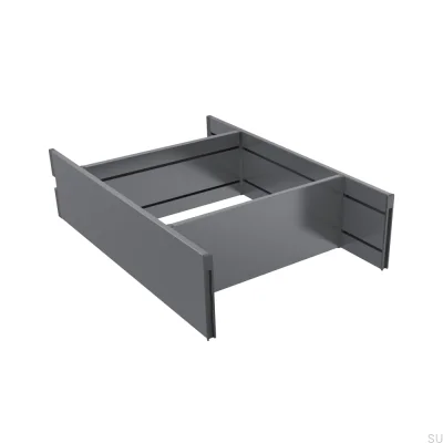 Encaixe de gaveta Flex 550 (523 mm) cinza escuro