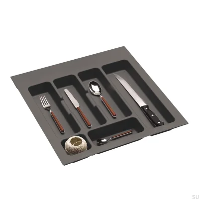 Encaixe para talheres Classic 500 mm Cinza escuro