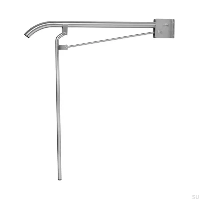 Barra de sanita basculante com suporte 40130 Aço