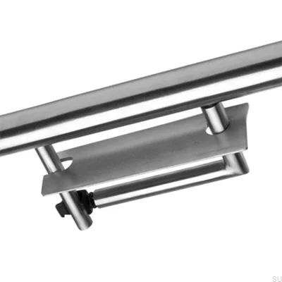 Suporte para papel higiênico para corrimão 40133 Aço