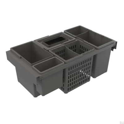 Trend Highside 800 Sistema Eco Lixeira Cinza Escuro