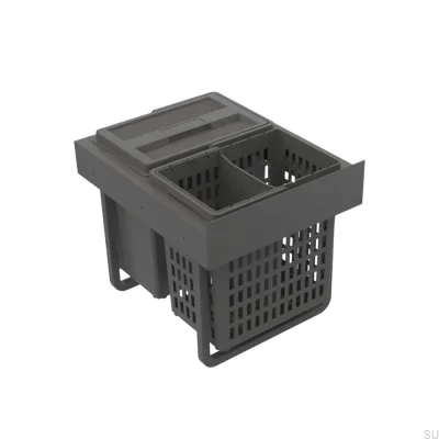 Sistema de triagem de resíduos Select Base Eco Cinzento escuro