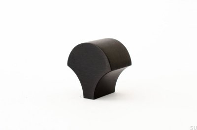 Botão para móveis Feather 28 Alumínio Preto