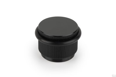 Batente de pé para porta de chão Arpa Black
