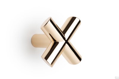 Cabide de parede Eco polido Equis Gold