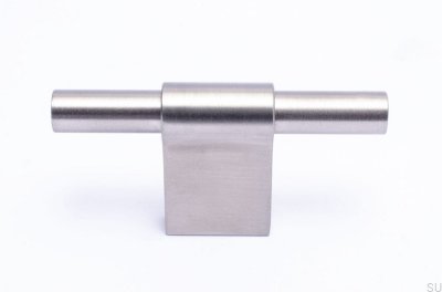 Puxador para móveis T-Bar Line 12 Silver Aço inoxidável escovado