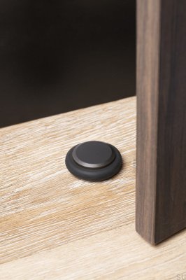 Batente de porta de piso baixo 48 alumínio cinza