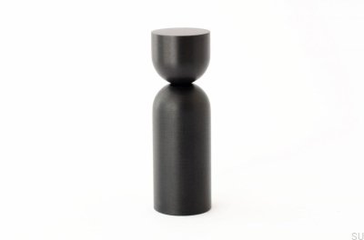 Cabide de parede preto de alumínio Kokeshi 1856
