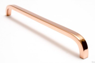 Puxador delgado para móveis Slim 224 Polished Copper Unpainted