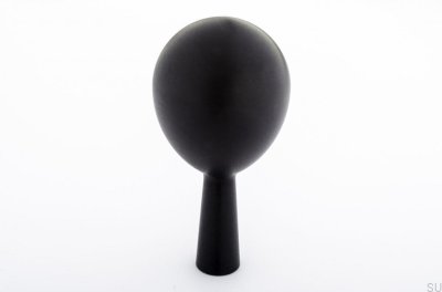 Cabide de parede preto de alumínio Drop 56
