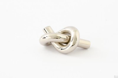 Puxador para móveis Knot 35, níquel polido