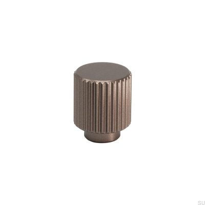 Puxador para móvel Helix Stripe alumínio castanho escuro