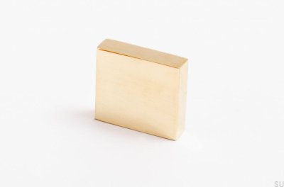 Puxador de móvel Clean Cut 22 em latão escovado sem pintura