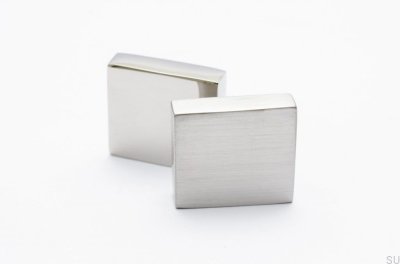 Puxador de móvel Clean Cut 22 em aço inoxidável escovado