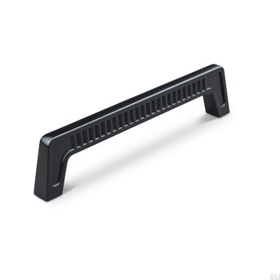 Puxador para móveis Ferrara 160 oblongo, metal, preto fosco
