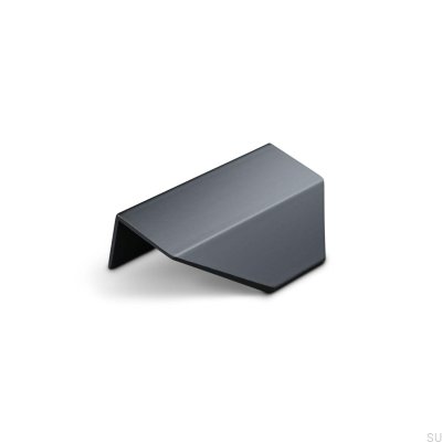 Puxador para móveis Modena 60 bordas, metal, preto fosco