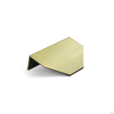 Puxador de canto para móveis Modena 60 Brushed Gold