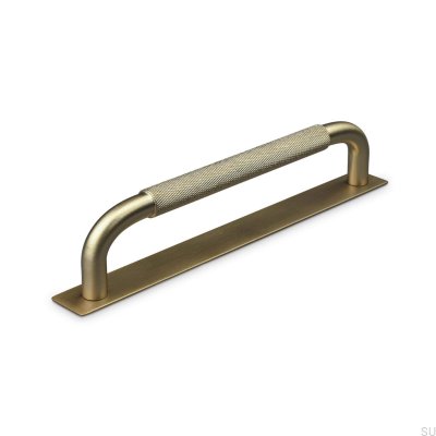 Puxador de móvel oblongo Perugia 160 Brushed Gold