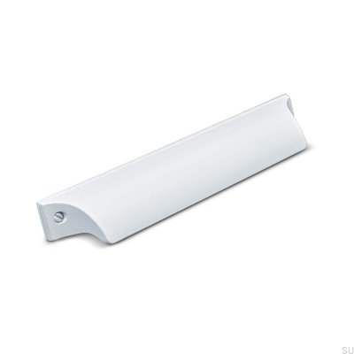 Puxador para móvel Shell Trani 128 Metal Branco Mate