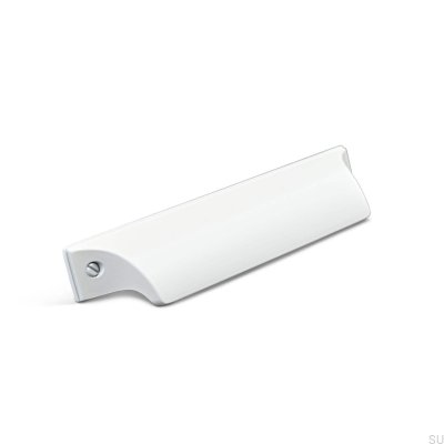 Puxador para móvel Shell Trani 96 Metal Branco Mate