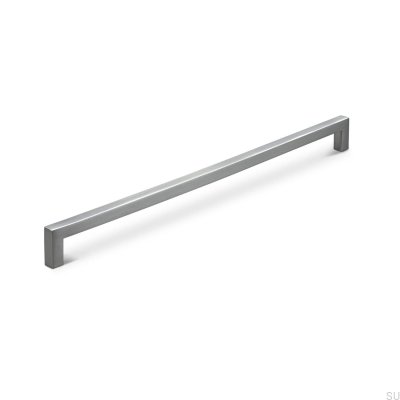  Puxador de móvel alongado Tripoli 320 Brushed Silver