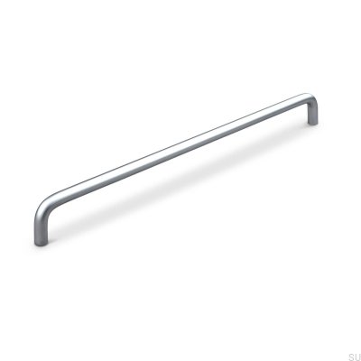 Puxador longitudinal prateado Barga 320