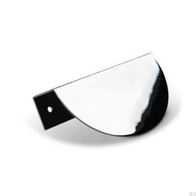 Puxador para móveis Catania 100 edge, cromo polido