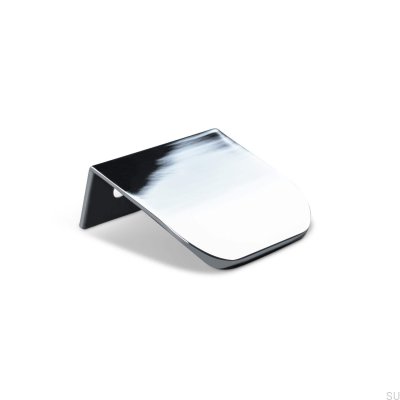 Puxador para móveis Poppi 40 edge, cromo polido