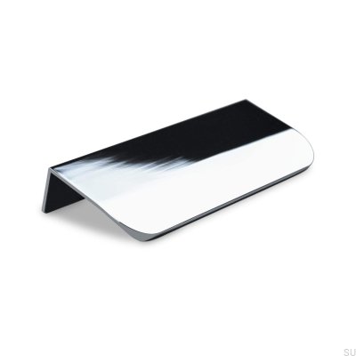 Puxador para móveis Poppi 96 edge, cromo polido
