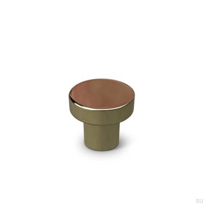 Puxador para móveis dourado Agno 28