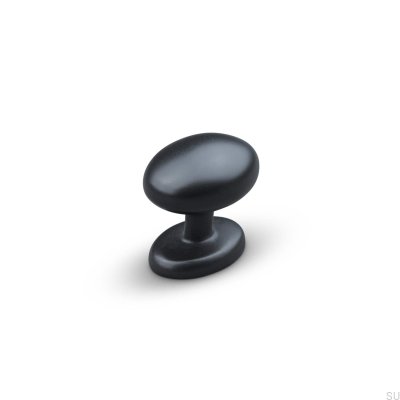 Botão para móveis Atri Metal, Preto Mate