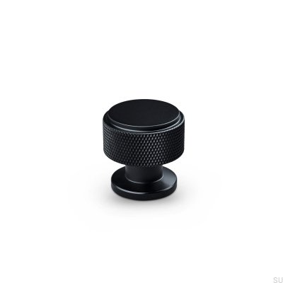 Botão para móveis de metal Lonato 30, preto fosco