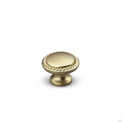 Botão para móveis escovado ouro Sora 30