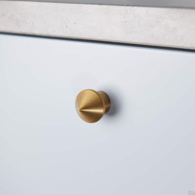 Botão para móveis escovado em ouro Lysekil 30 (2 peças)