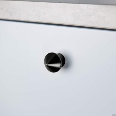 Botão para móveis de metal Lysekil 30, preto fosco