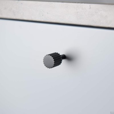 Botão para móveis Smögen 20 Metal Preto Mate (2 peças)