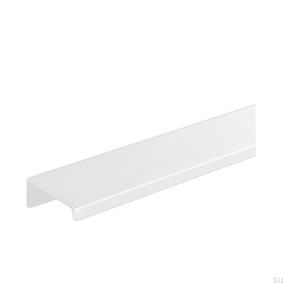 Puxador de borda para móveis Slim 4025 25 Metal White