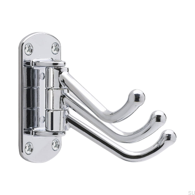 Suporte de parede Lyr Cromo polido