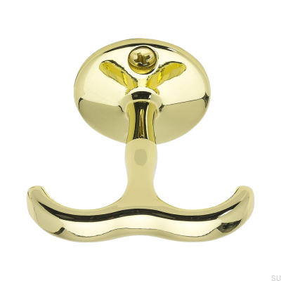 Cabide de parede Siljan Gold polido
