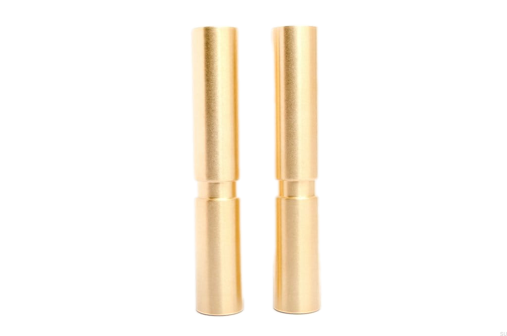 Cylinder 170 noga do mebli mosiądz szczotkowany