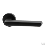 Klamka drzwiowa Tavira 30 Metalowa czarna zdjęcie