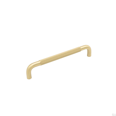 Puxador de móvel alongado Helix 160 Ouro escovado