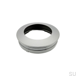 Uchwyt meblowy wpuszczany Hollow 40 Srebrny metalowy
