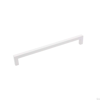 Puxador para móveis oblongo 0143 192 Branco fosco