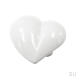 Zdjecie galki Heart bialej