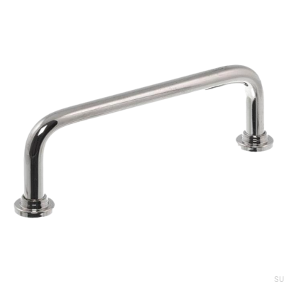 Puxador de móvel oblongo 1353-96 Níquel Polido