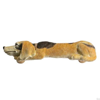Puxador para móveis oblongo Hund Pies 96 Polyresin