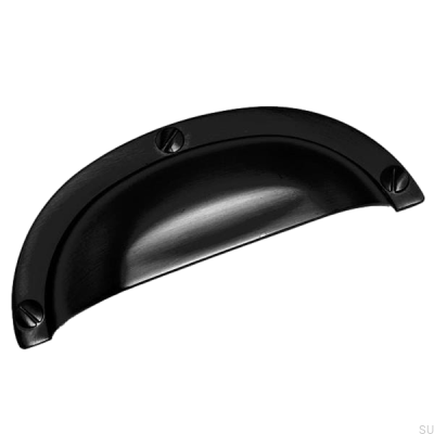 Puxador de móvel Shell 3 158 64 Metal preto