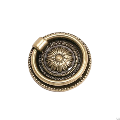 Puxador redondo para móveis 5249 46 Bronze antigo